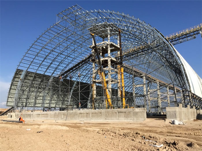 昌吉煤机油桶翘工程网架